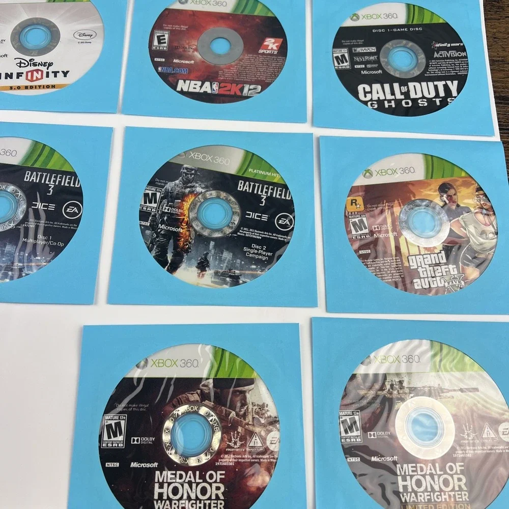 Multi Platform Loose Discs Video Game - Lot Of 50 - AS IS Untested Scratches #5